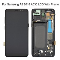                    LCD digitizer with FRAME for Samsung Galaxy A8 2018 A530 A530F A530WA 